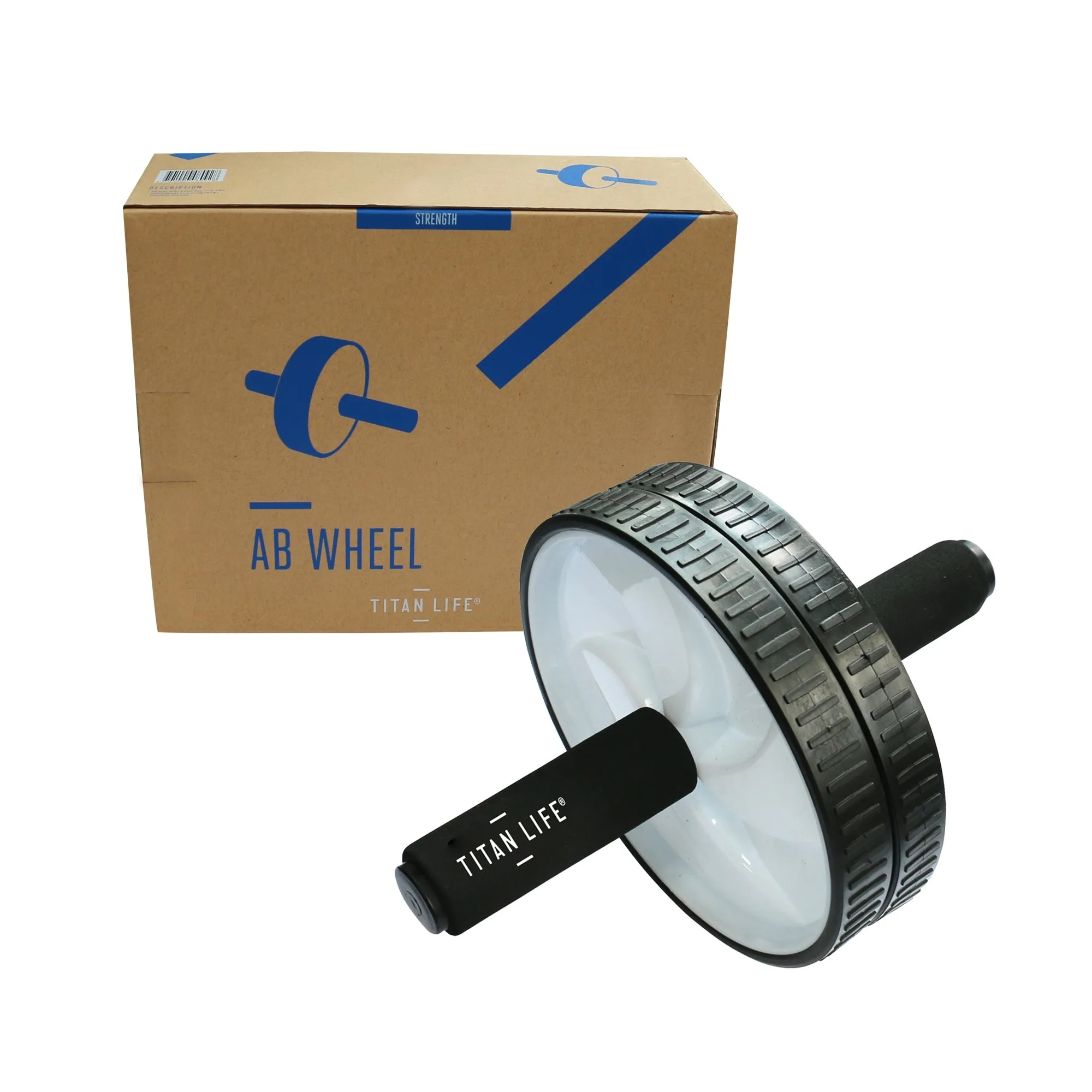 Ab-Roller - Titan Life - Ab Wheel - Gr/Sort