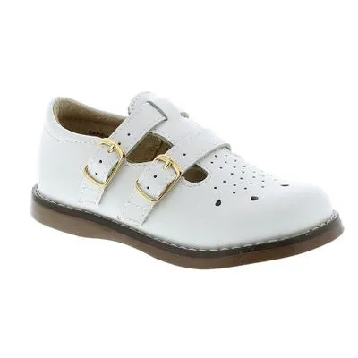 Footmates - Danielle Double-trap Shoe in White 2200