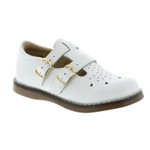 Footmates - Danielle Double-trap Shoe in White 2200