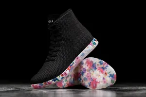 HIGH-TOP BLACK DAISY TRAINER (MEN'S)