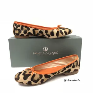 JAIME MASCAR PONY HAIR BALLET FLATS SIZE 38