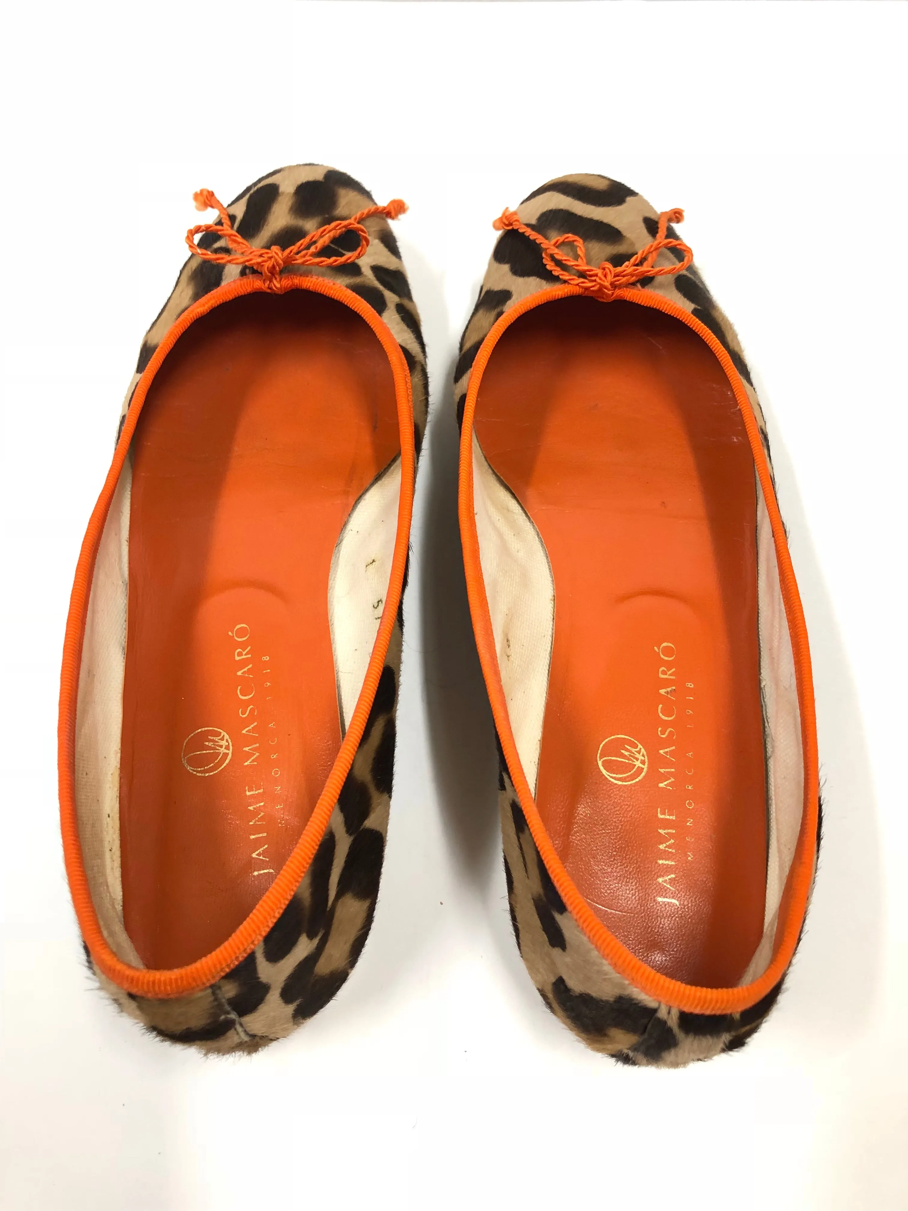 JAIME MASCAR PONY HAIR BALLET FLATS SIZE 38