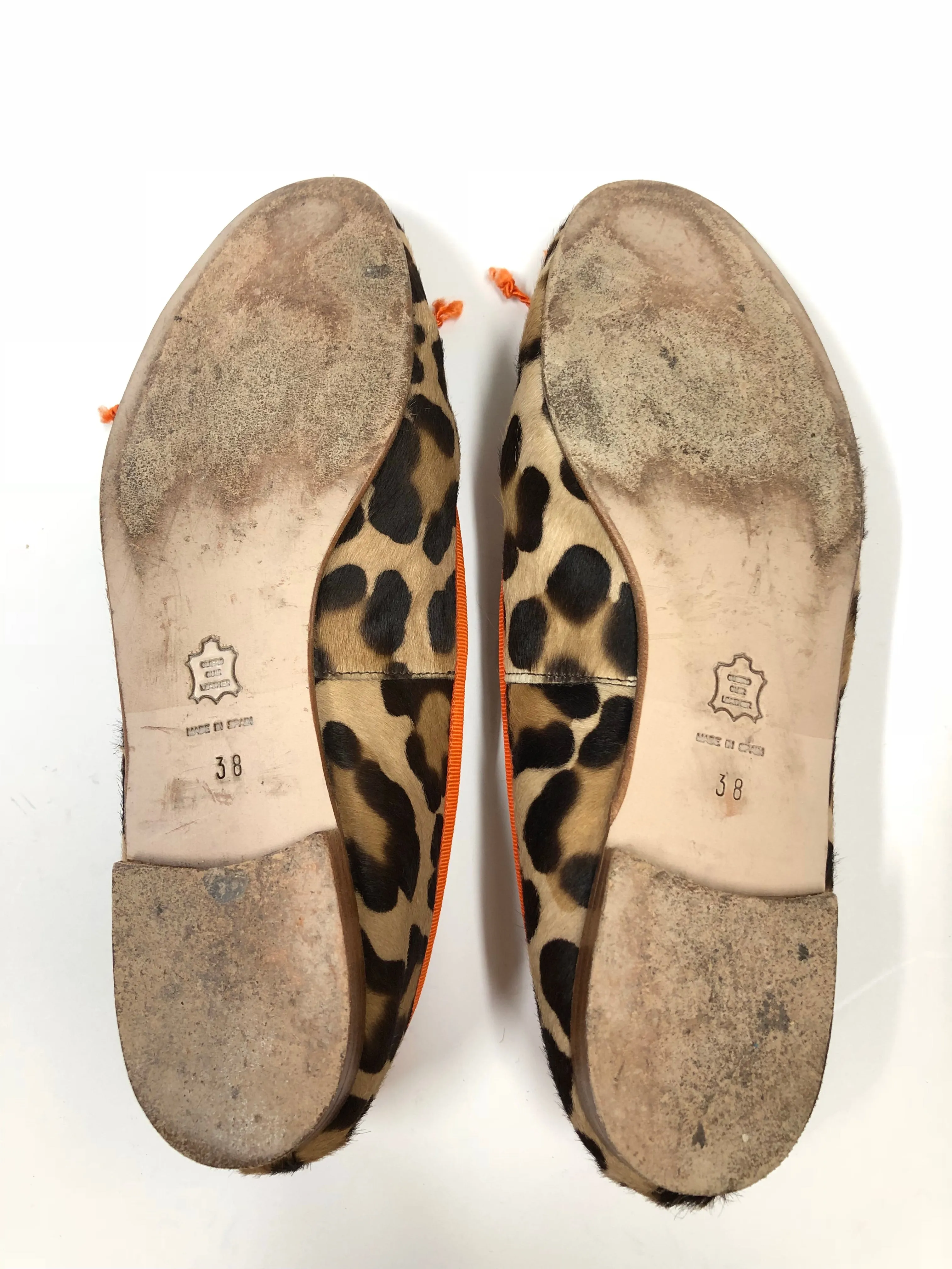 JAIME MASCAR PONY HAIR BALLET FLATS SIZE 38