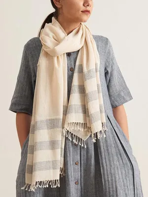 Minimal Striped Handloom Scarf