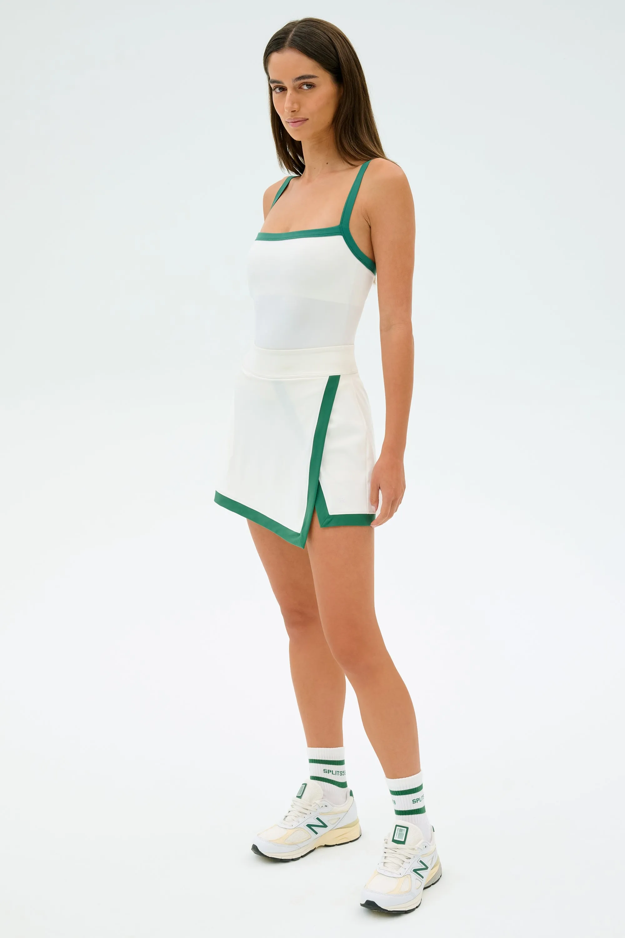 Monah Rigor Tank - White/Arugula