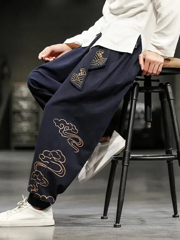 Pantalon Japonais Imprim