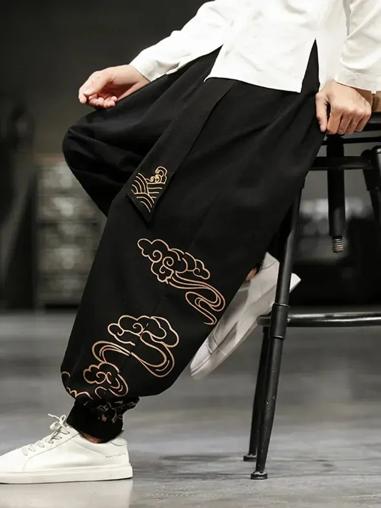 Pantalon Japonais Imprim