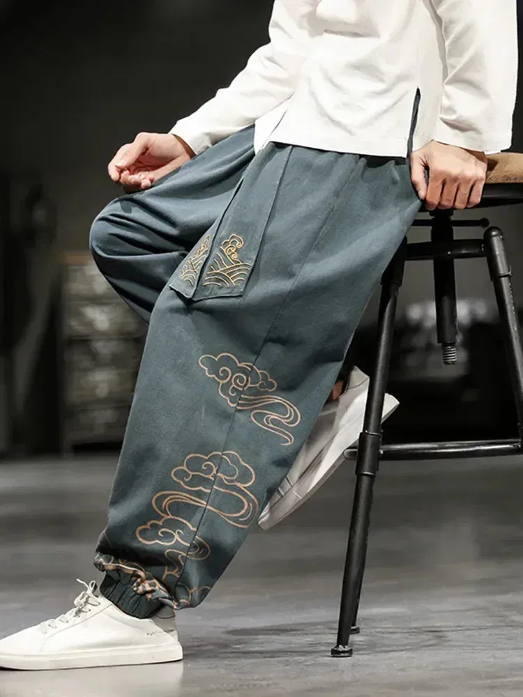 Pantalon Japonais Imprim