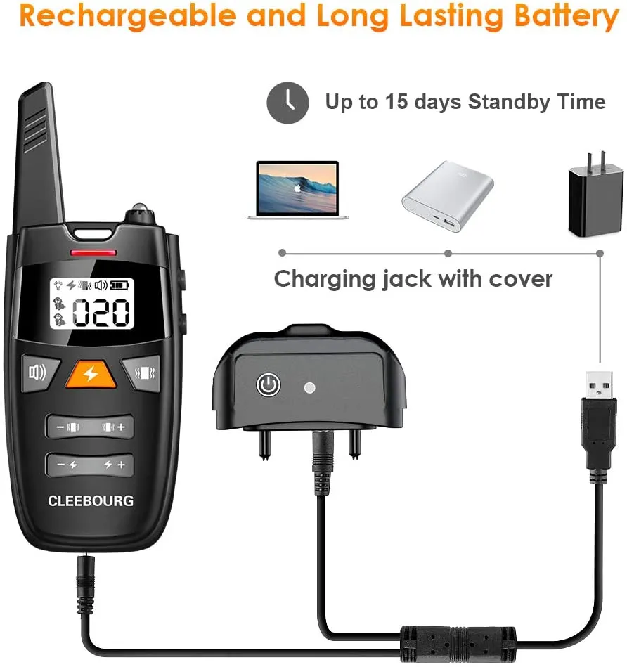 Remote Dog Training Shock Collar with 3 Correction Remote Training Modes
