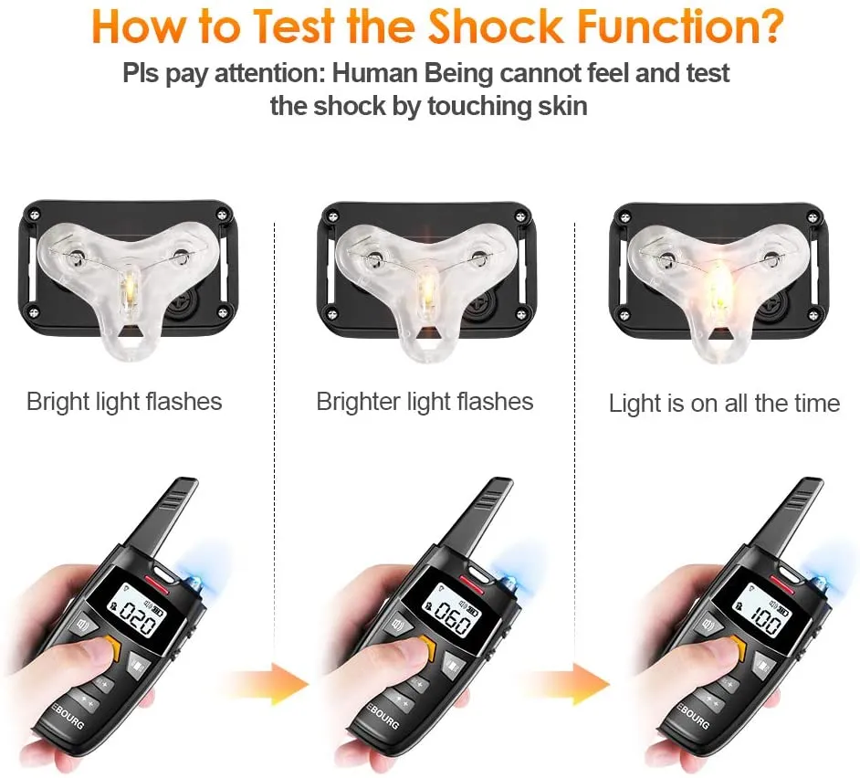 Remote Dog Training Shock Collar with 3 Correction Remote Training Modes