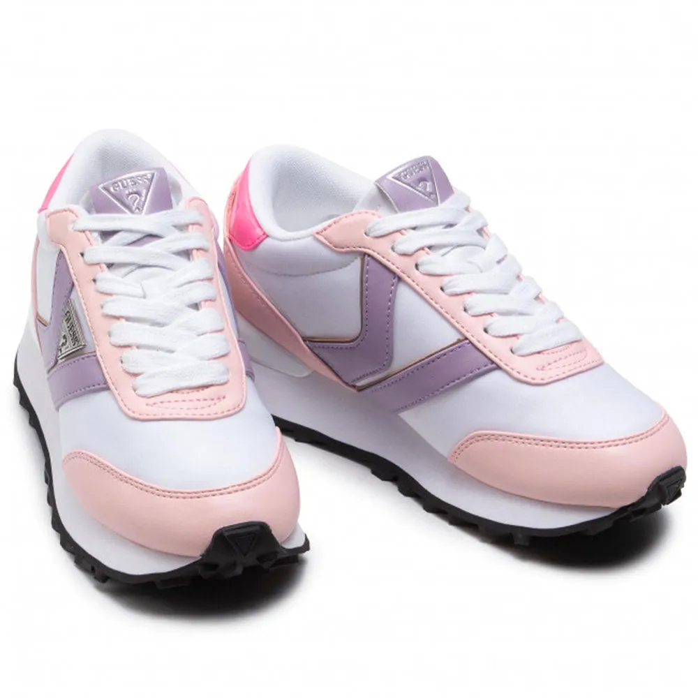 Scarpe Donna GUESS Sneakers Colore Bianco - Rosa Linea Samsin
