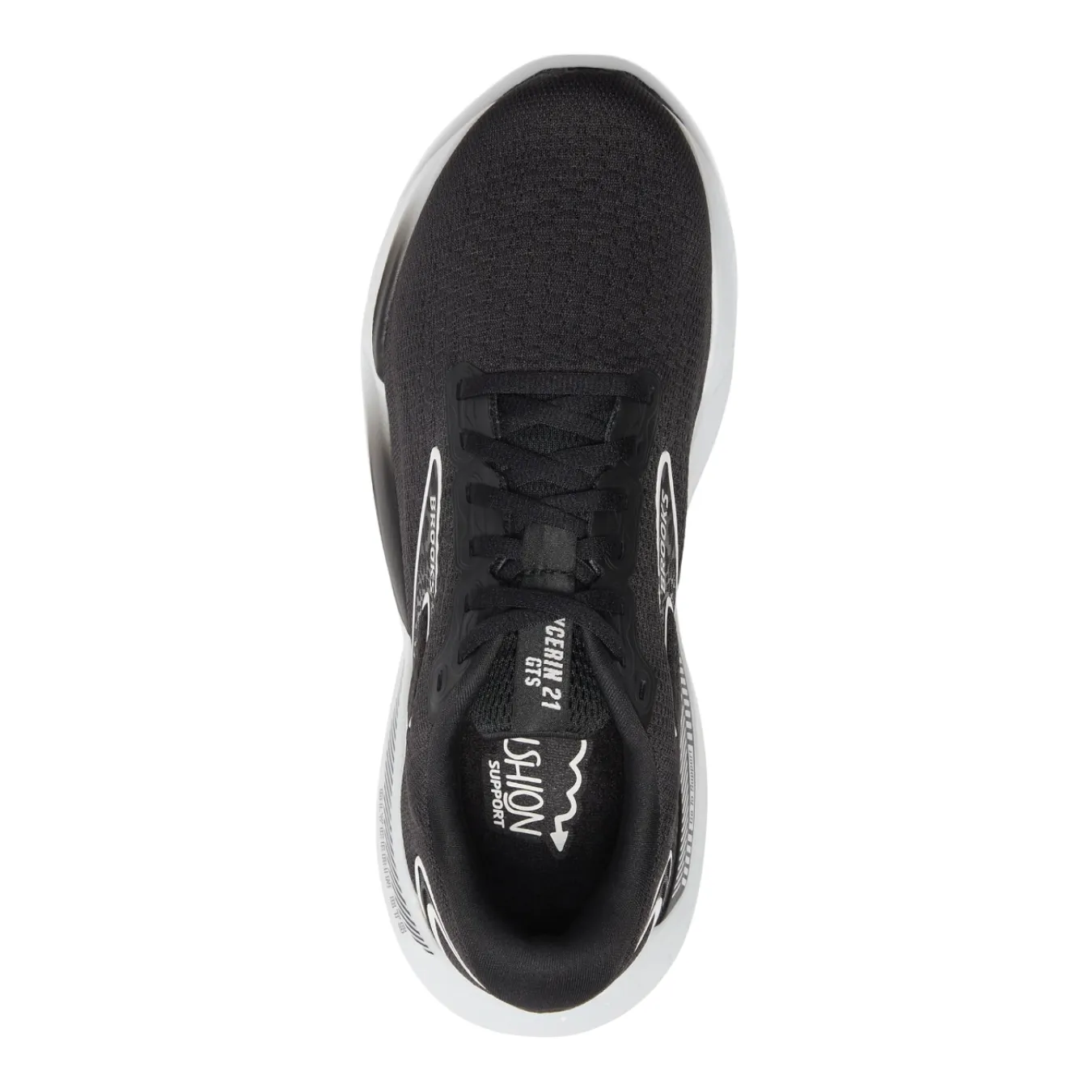 Womens Glycerin GTS 21  Black/Grey/White (B Width)